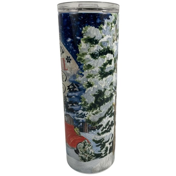 Skinny Tumbler 20oz It's The Most Wonderful Time of The Year Christmas Country - Picture 4 of 10